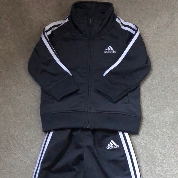 gray adidas tracksuit